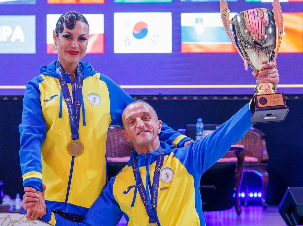 Photo: Ukraine’s Ivan Sivak Wins Historic Triple Gold at Para Dance Sport Worlds. Source: fb-murin